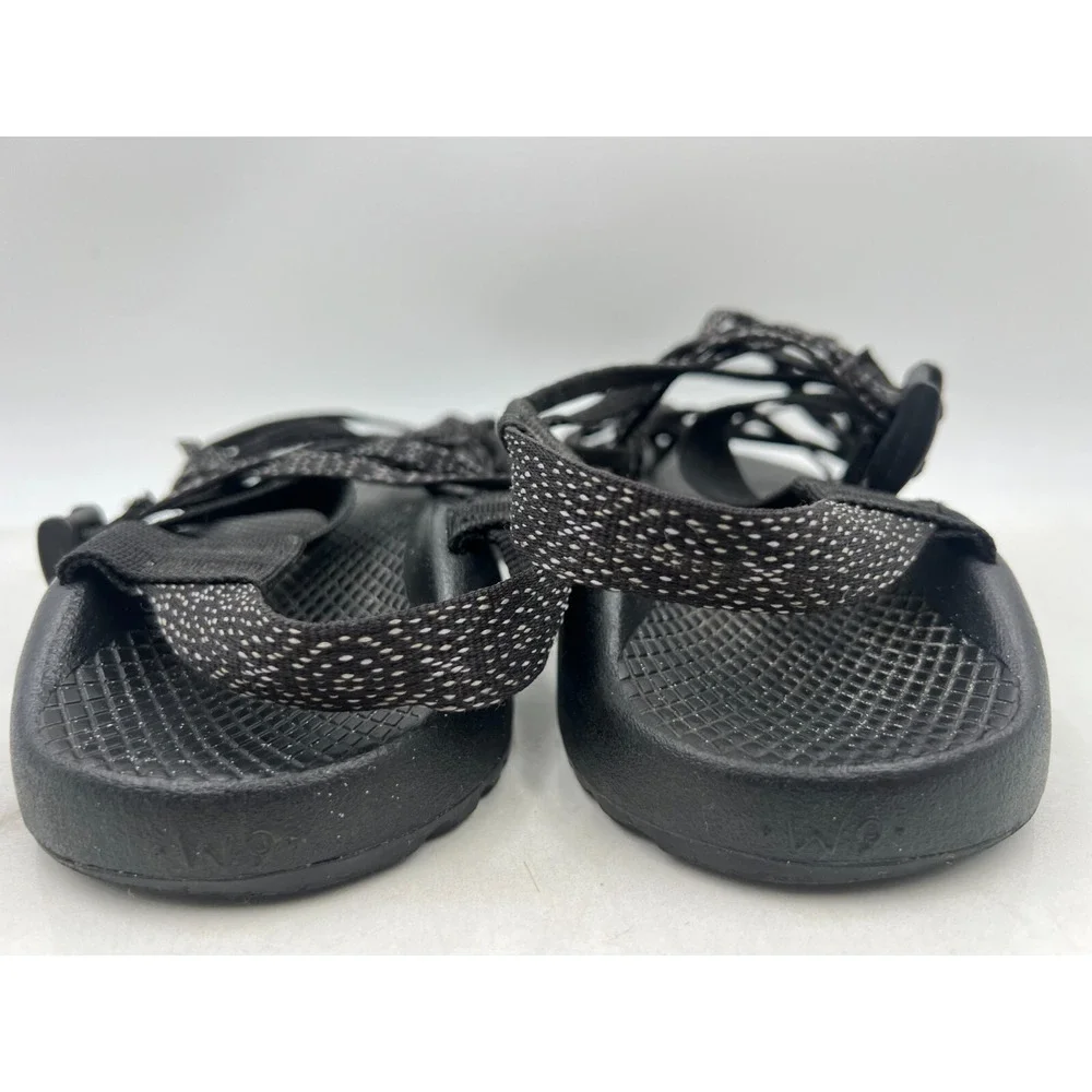 Chaco Sandals Women Sz 9 Classic ZX3 Sport Toe Loop Triple Strap Slingback Black